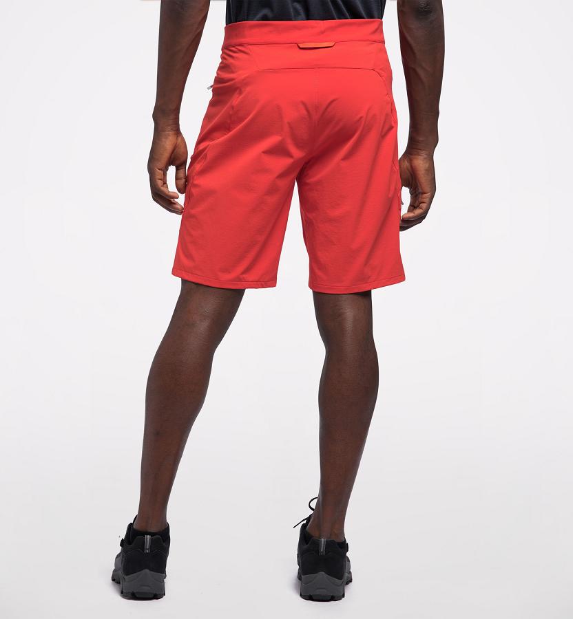Haglöfs Mens Lizard Shorts Red New Zealand 91846ESDQ